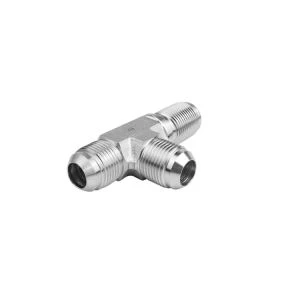 JIC Bulkhead Union Run Tee hüdraulikapistiku liitmik